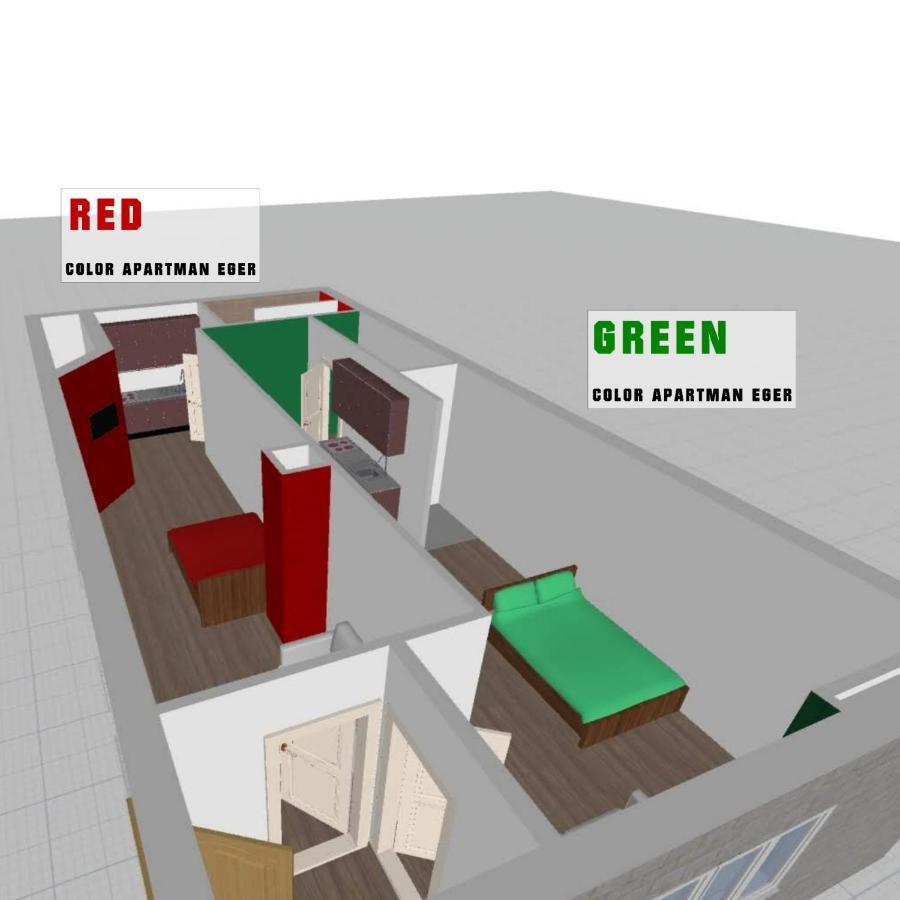 Color Apartmanok Eger Ngoại thất bức ảnh
